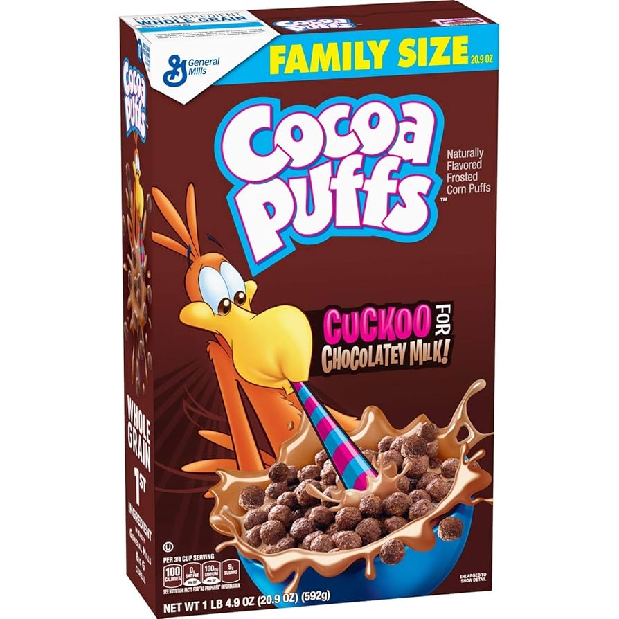 Amazon.co.jp: Cocoa Puffs Breakfast Cereal 20.9oz ココア